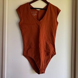 Everlane cap-sleeve cotton bodysuit - NWOT